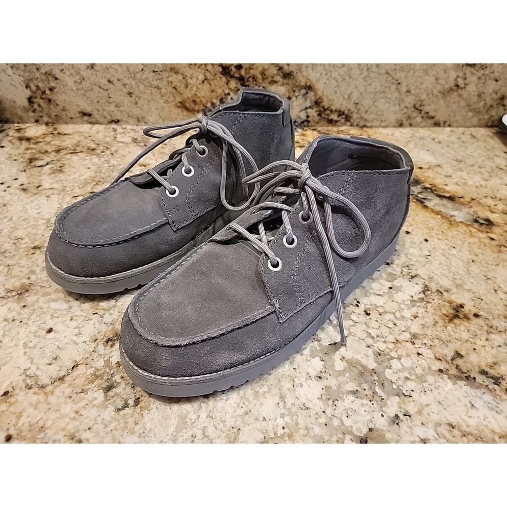 Koolaburra By UGG Kiran Men's Chukka Ankle Boots  Gray  Suede Leather Size 12